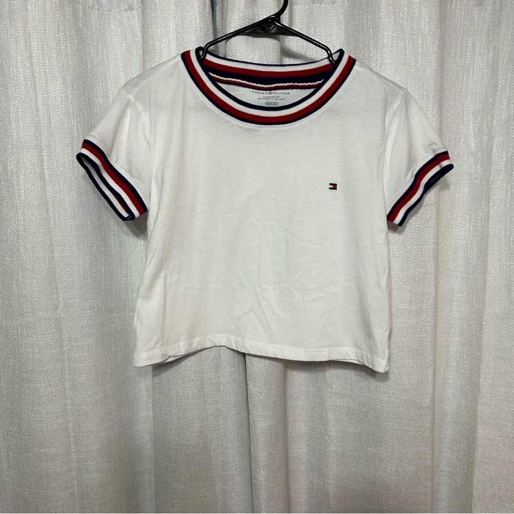 Tommy Hilfiger white cropped T-shirt